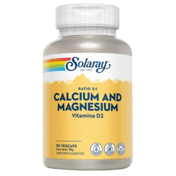 calcio-y-magnesio-con-vitamina-d-90-vegcaps-solaray.jpg Calcio y Magnesio con Vitamina D2 90 Cápsulas Vegetales Solaray