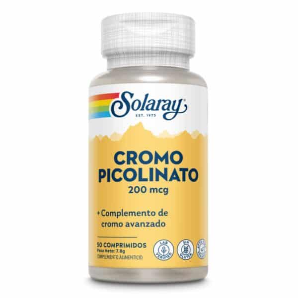 chromium-cromo-picolinate-200mcg-50comp-solaray.jpg Picolinato de Cromo 200 mcg 50 Comprimidos Solaray