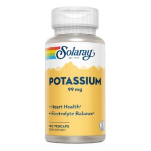 Potasio Citrato 99 mg 60 Cápsulas Solaray