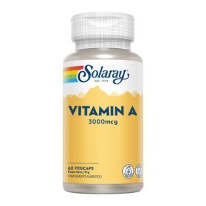 Vitamina A 3000 mcg 60 Vcaps Solaray