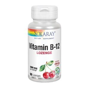 Vitamina B12 2000 mcg 90 Comprimidos Solaray