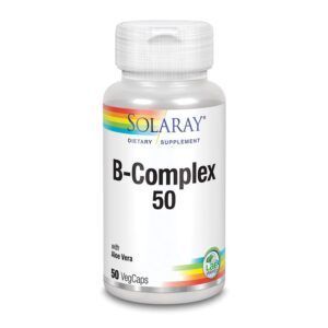 Vitamina B-Complex 50 Solaray 50 Cápsulas Vegetales