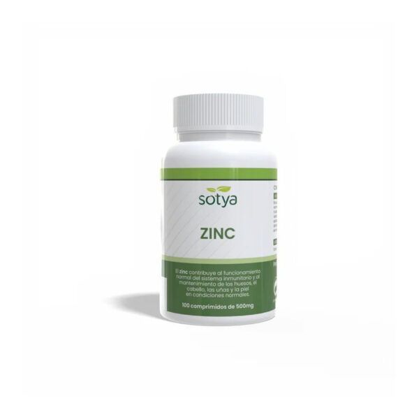 Zinc 500 mg 100 Comprimidos Sotya