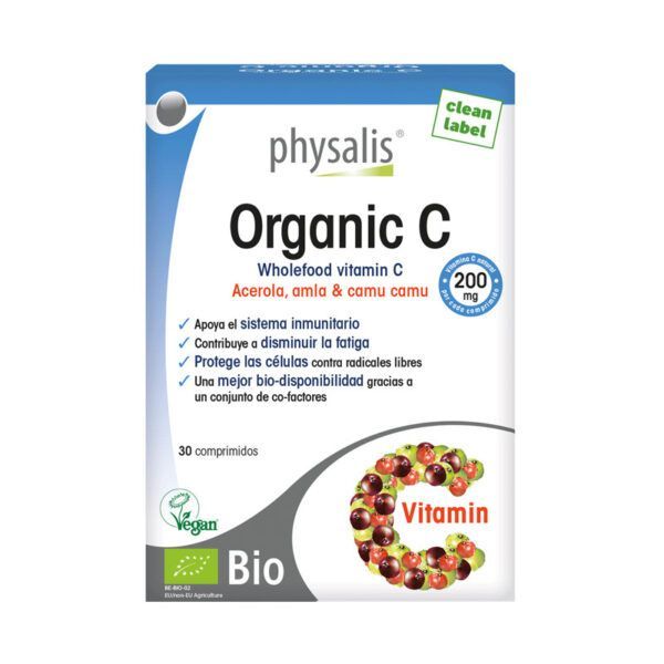 organic-c-bio-30-comprimidos-physalis.jpg Organic C Vitamina C Bio 30 Comprimidos Physalis