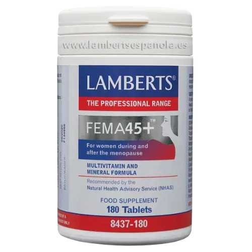 FEMA45-un-Complejo-multivitaminico-de-ayuda-en-la-menopausia.webp FEMA45+ Lamberts Mujer 45+ 180 tabletas