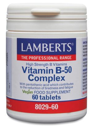 Complejo de Vitaminas B-50 Lamberts 60 tabletas