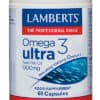 Omega 3 Ultra Aceite de Pescado Puro Lamberts 1300 mg 60 cápsulas