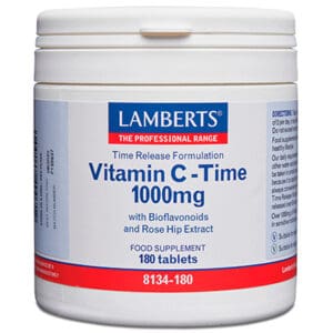 Vitamina C liberación sostenida Lamberts 180 tabletas 1000 mg Vitamina C liberación sostenida Lamberts 180 tabletas 1000 mg
