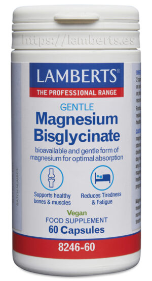 Magnesio Bisglicinato Lamberts 150 mg 60 cápsulas