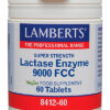 Lactasa 9000 FCC Lamberts enzima digestiva 60 tabletas