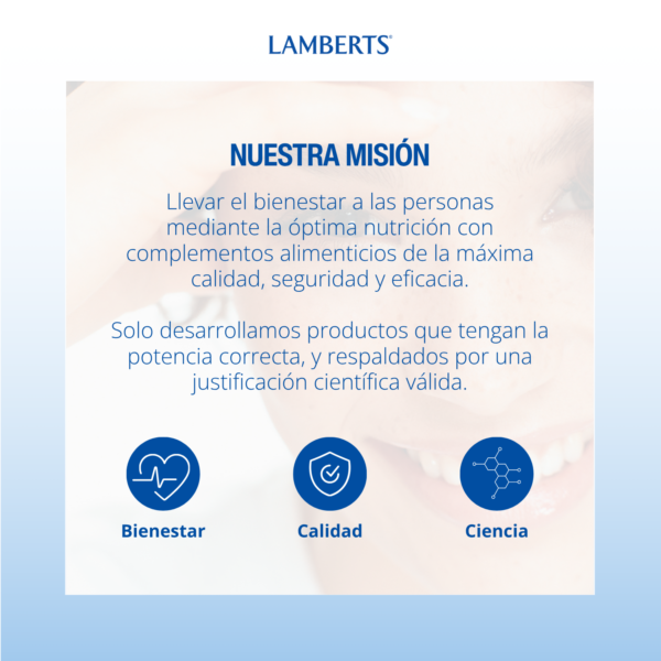 Complejo Vitaminas B-100 Lamberts 60 tabletas detalle 4
