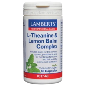 L-Teanina Lamberts 200 mg con bálsamo de limón