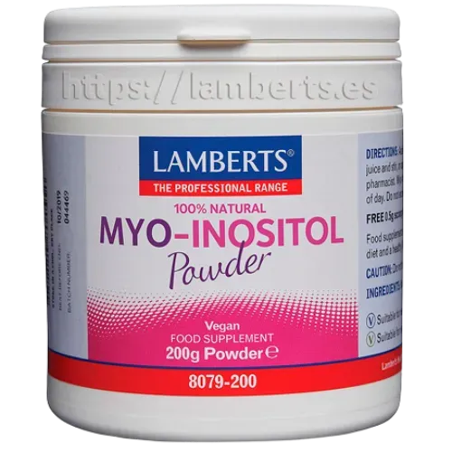 Myo Inositol en Polvo Lamberts 200 g Myo Inositol en Polvo Lamberts 200 g