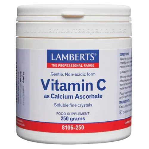 Ascorbato de calcio Lamberts vitamina C no ácida Ascorbato de calcio Lamberts vitamina C no ácida