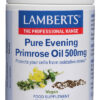 Aceite de Prímula u Onagra Puro 500 mg con Vitamina E Lamberts Aceite de Prímula u Onagra Puro 500 mg con Vitamina E Lamberts