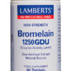 Bromelina Lamberts 1250 GDU 60 tabletas Bromelina Lamberts 1250 GDU 60 tabletas