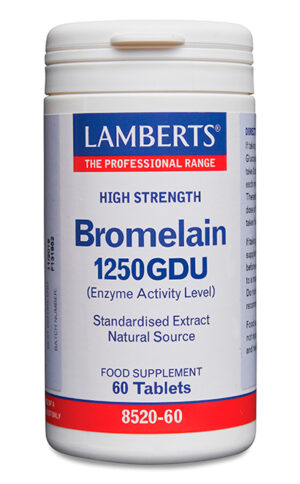 Bromelina Lamberts 1250 GDU 60 tabletas