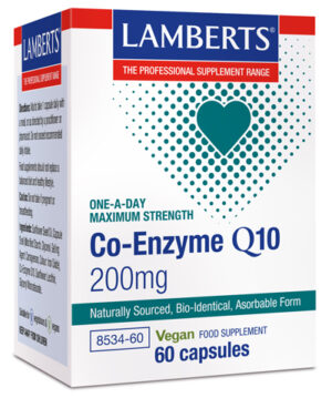 Co-Enzima Q10 Lamberts 200 mg 60 cápsulas