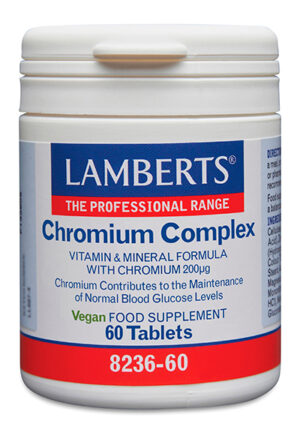 Cromo Complex Lamberts con vitaminas B, C y minerales