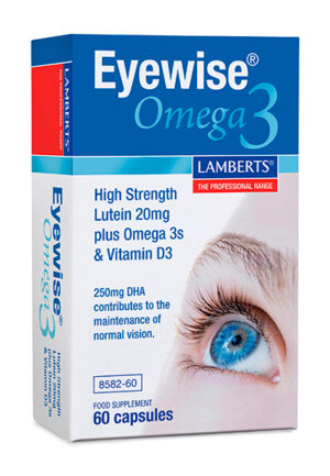Eyewise Lamberts con luteína, zeaxantina, omega 3 y D3
