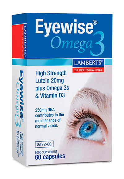 Eyewise Lamberts con luteína, zeaxantina, omega 3 y D3 Eyewise Lamberts con luteína, zeaxantina, omega 3 y D3