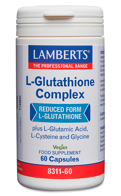 L-Glutationa Complex Lamberts con aminoácidos libres 60 cápsulas