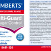 MultiGuard Control Lamberts con canela y ácido alfa lipoico detalle de la etiqueta MultiGuard Control Lamberts con canela y ácido alfa lipoico detalle de la etiqueta