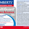 Multi-Guard Osteo Advance 50+ Lamberts detalle de la etiqueta
