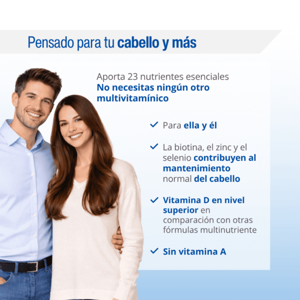Maxi-Hair Lamberts con Biotina, Selenio y Zinc 60 tabletas detalle 3