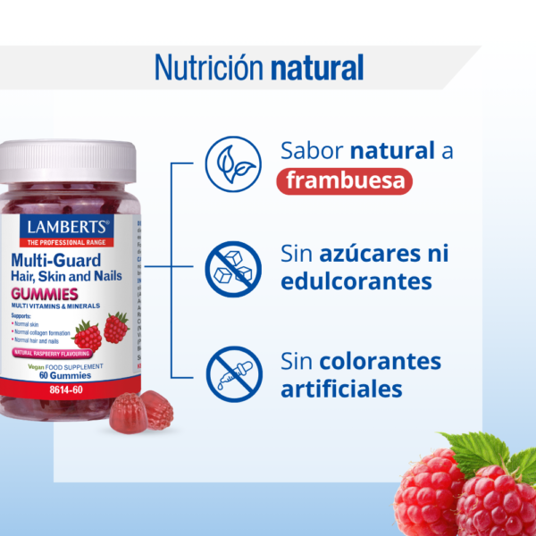 Multi-Guard Cabello, Piel y Uñas Lamberts 60 gominolas detalle 3