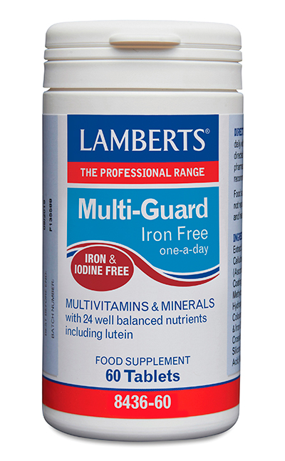 Multi-Guard Iron Free Lamberts sin hierro ni yodo