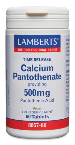 Vitamina B5 Lamberts 500 mg ácido pantoténico Vitamina B5 Lamberts 500 mg ácido pantoténico