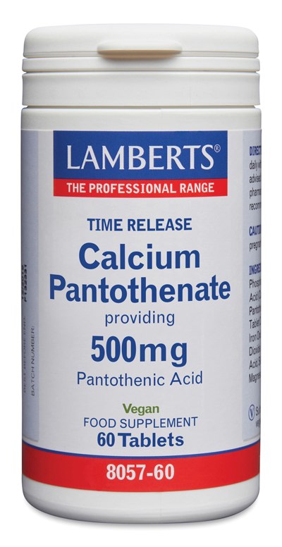 Vitamina B5 Lamberts 500 mg ácido pantoténico Vitamina B5 Lamberts 500 mg ácido pantoténico