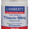 Tiamina Lamberts vitamina B1 100 mg
