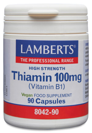 Tiamina Lamberts vitamina B1 100 mg Tiamina Lamberts vitamina B1 100 mg