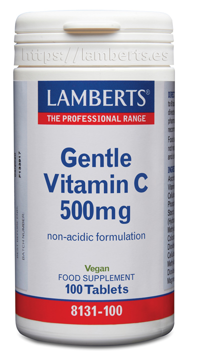 Vitamina C suave Lamberts 500 mg no ácida Vitamina C suave Lamberts 500 mg no ácida