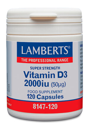 Vitamina D3 Lamberts 2000 UI 50 mcg Vitamina D3 Lamberts 2000 UI 50 mcg