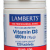 Vitamina D3 400 UI Lamberts 10 mcg Vitamina D3 400 UI Lamberts 10 mcg