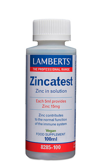 Zincatest Lamberts zinc líquido como sulfato 100 ml Zincatest Lamberts zinc líquido como sulfato 100 ml