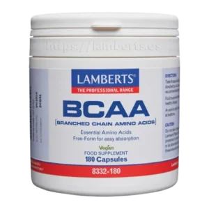 BCAA Lamberts aminoácidos ramificados 180 cápsulas