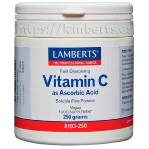 Vitamina C en polvo Lamberts 250 g Vitamina C en polvo Lamberts 250 g
