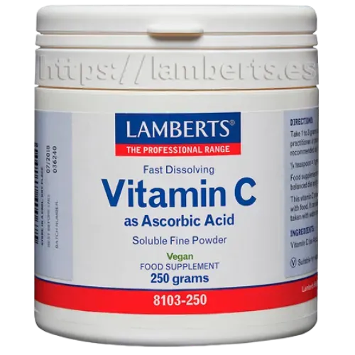 Vitamina C en polvo Lamberts 250 g