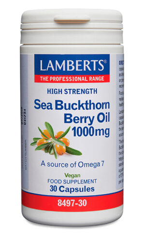 Aceite de espino amarillo 1000 mg Lamberts 30 cápsulas