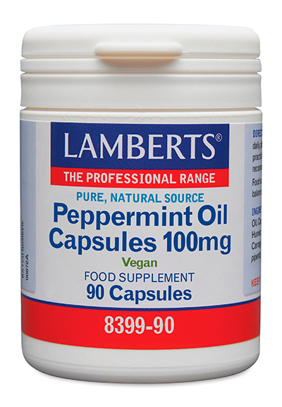 Aceite de menta Lamberts 100 mg 90 cápsulas Aceite de menta Lamberts 100 mg 90 cápsulas