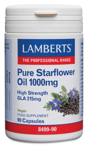 Aceite de borraja 1000 mg Lamberts 90 cápsulas