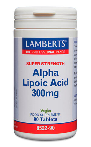 Ácido alfa lipoico 300 mg Lamberts 90 tabletas