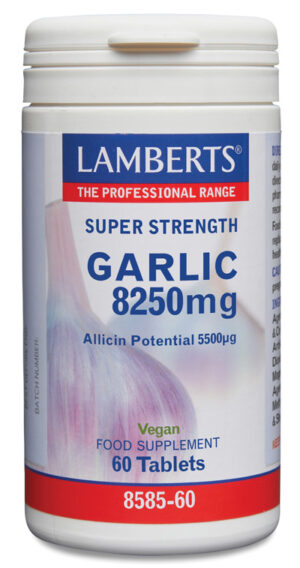 Ajo 8250 mg Lamberts 60 tabletas