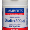 Biotina Lamberts 500 mcg 90 cápsulas