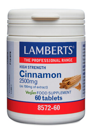 Canela 2500 mg Lamberts 60 tabletas