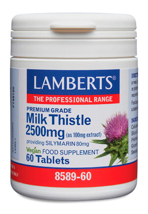Cardo mariano 2500 mg Lamberts 60 tabletas